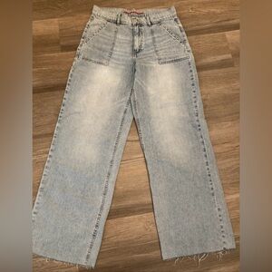 Lucky Brand Barrel Wide Leg Flared Jeans Size 6/28